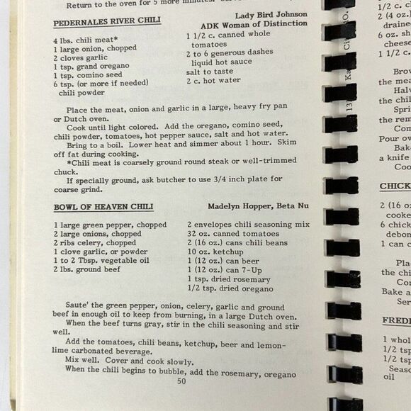 Missouri Alpha Delta Kappa ADK Cookbook Culinary Treasures Women Educators 1988 - Picture 7 of 11